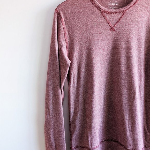 J Crew Red Long Sleeve Shirt - Picture 4 of 6